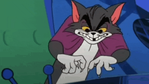 Tom And Jerry Evil Laugh GIF