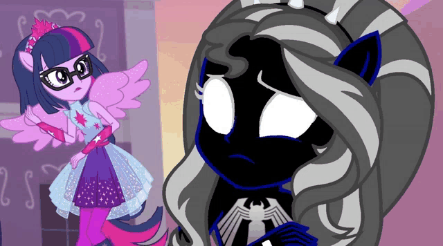 Venom Sunset Shimmer GIF