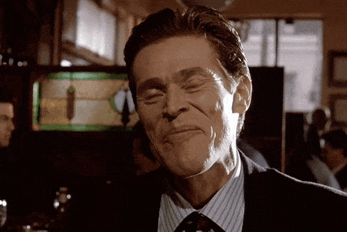 Willem Dafoe American Psycho GIF