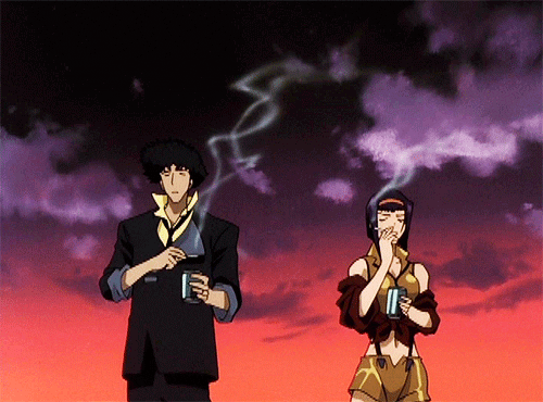 Cowboy Bebop Smoking GIF