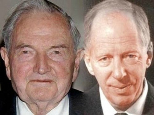 David Rockefeller & Jacob Rothschild Meme Template