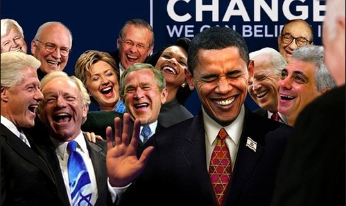 Politicians Laughing Template