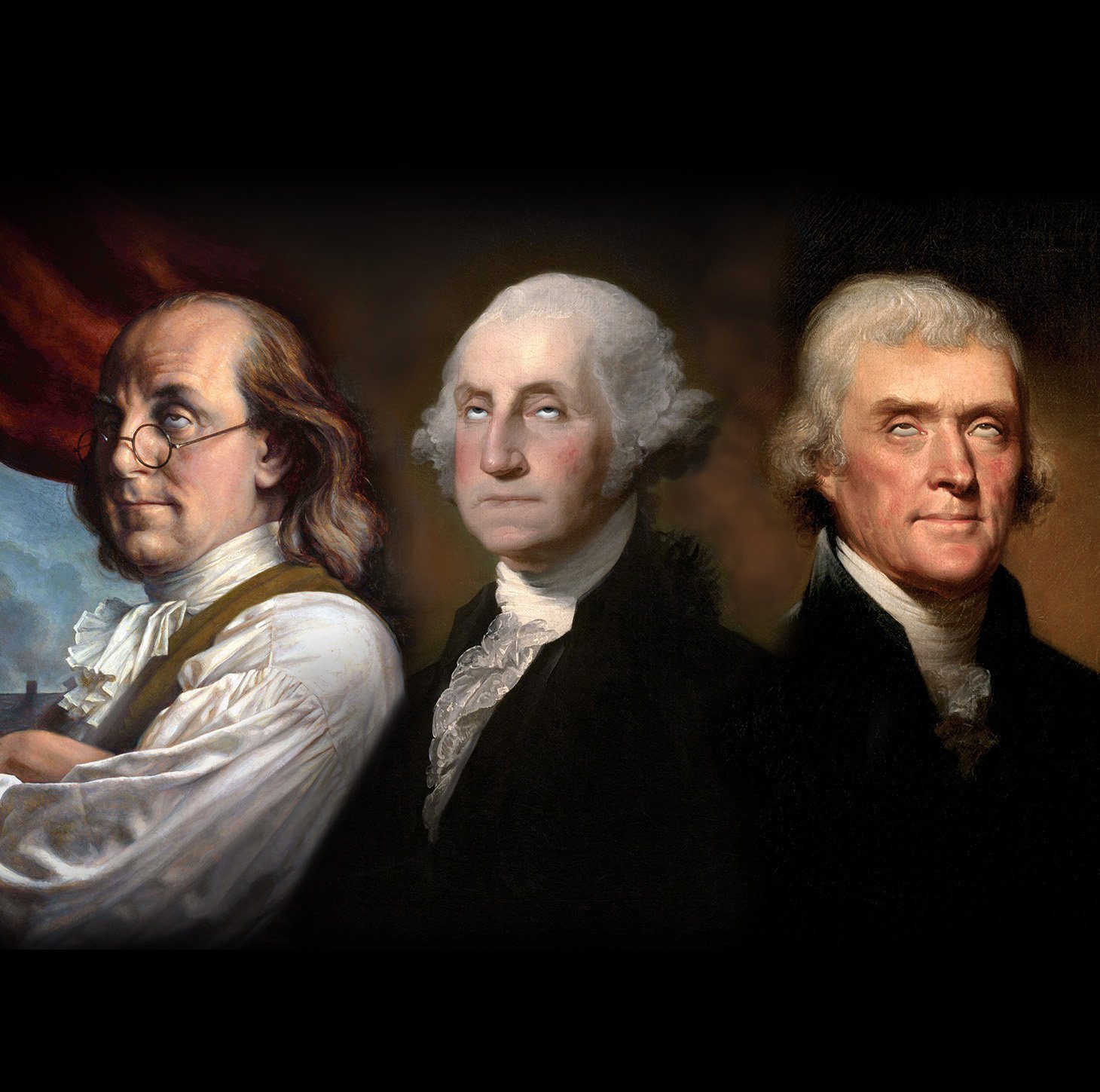 Founding Fathers Eye Roll Meme Template