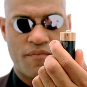 Matrix Morpheus Battery Memes Template