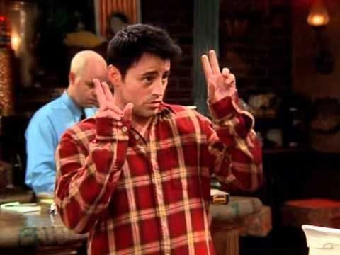 Joey Tribbiani Air Quotes I'm Sorry Meme Template