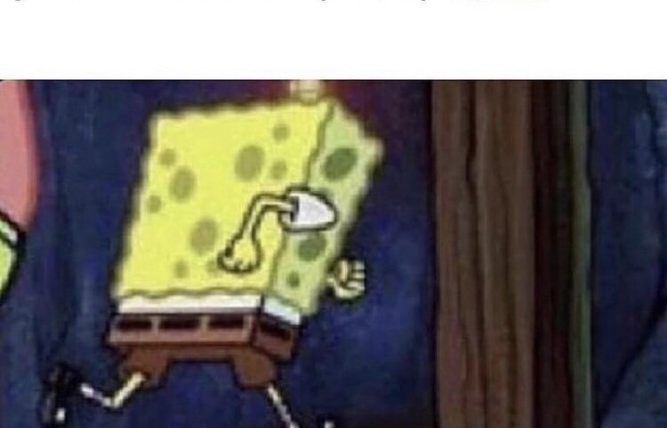 Spongebob Running Meme Template