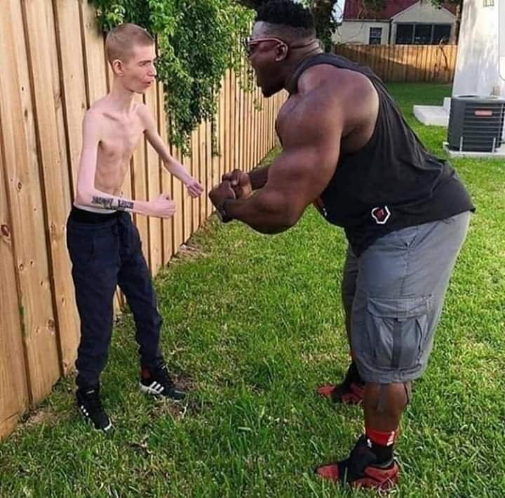 Muscular Guy, Small Guy Meme Template