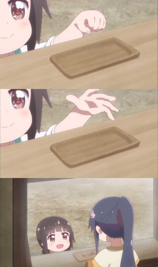 Anime girl buying Template