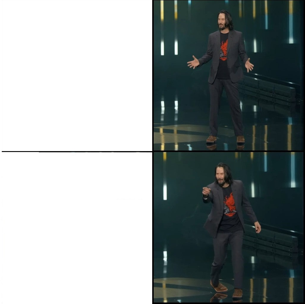 Keanu No Yes Meme Template