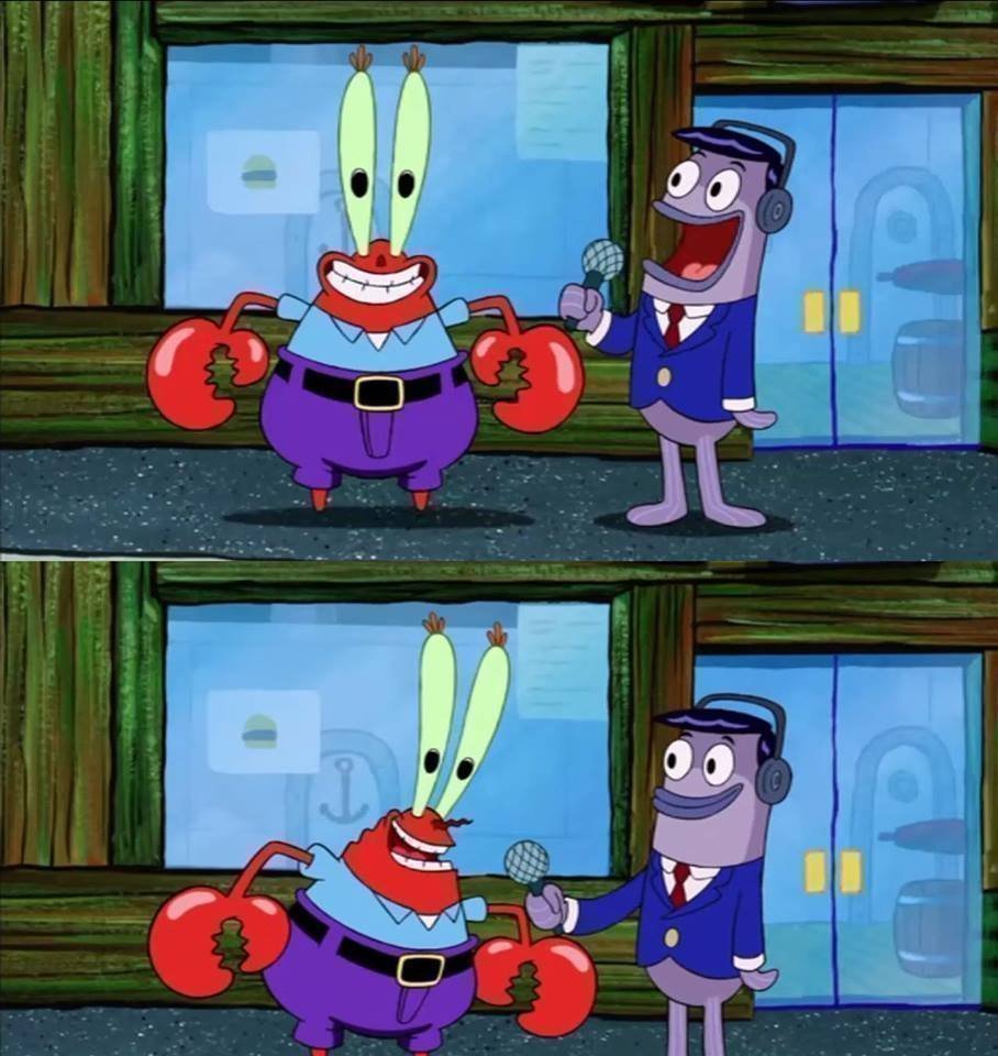 Mr Krabs Money Meme Template