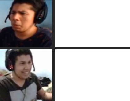Silly Fan Girl Drake Meme Template
