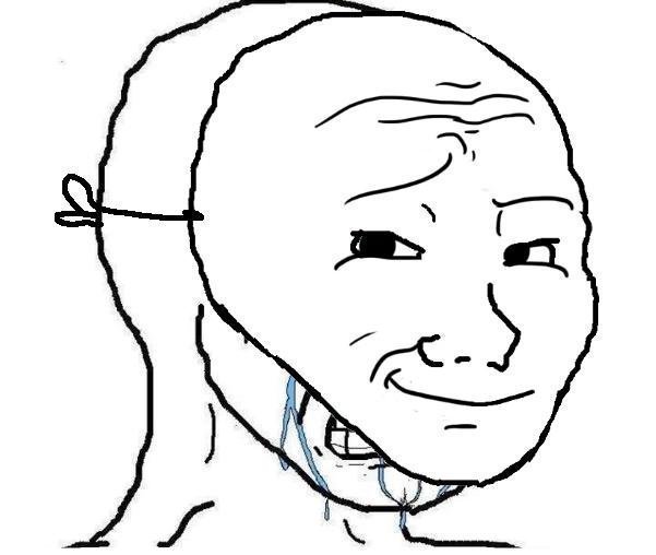 Crying Inside Meme Template