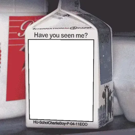 Missing Person Meme Template