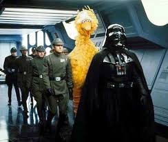 Darth Vader Big Bird Meme Template