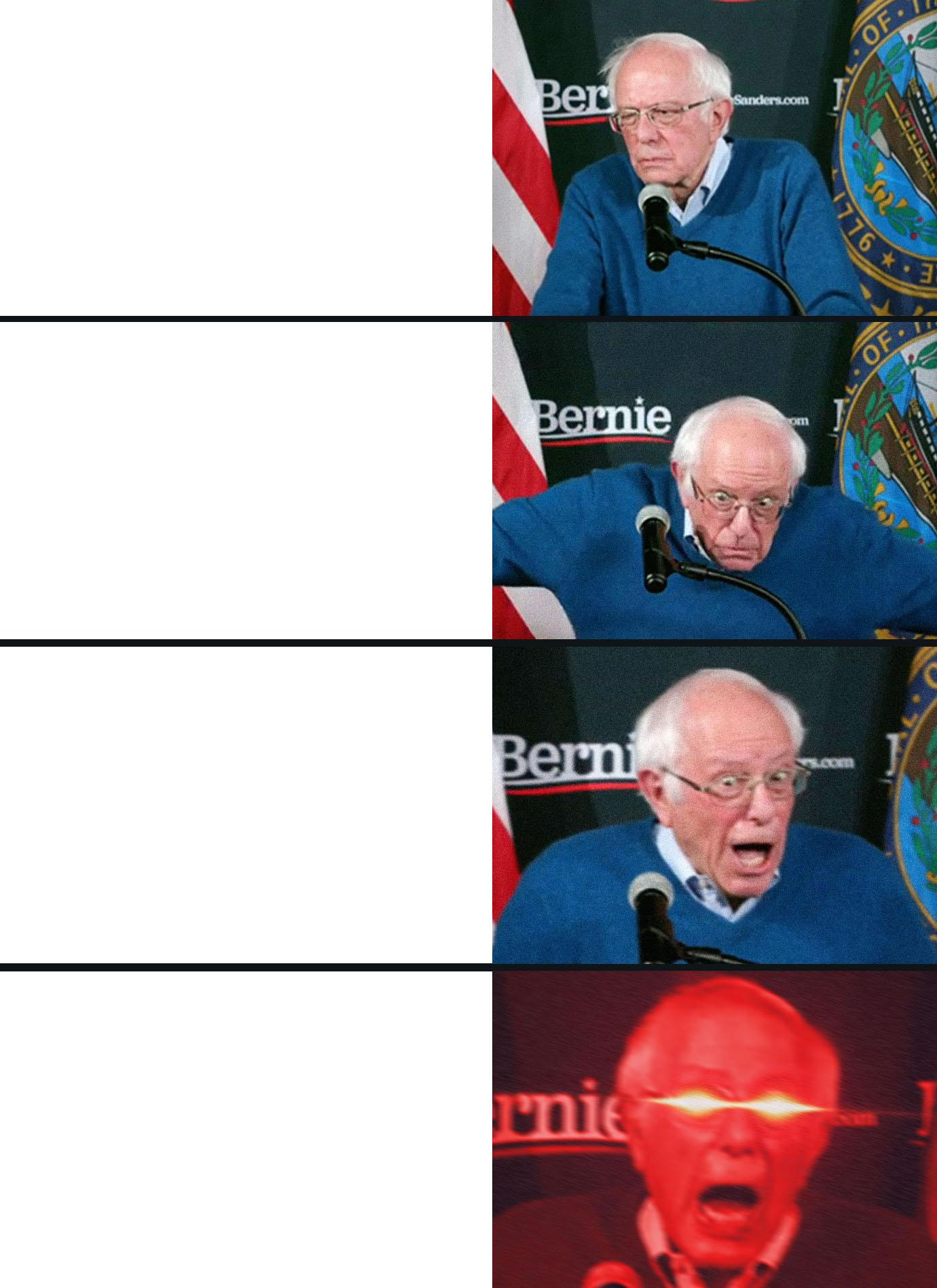 Bernie Sanders reaction (nuked) Template