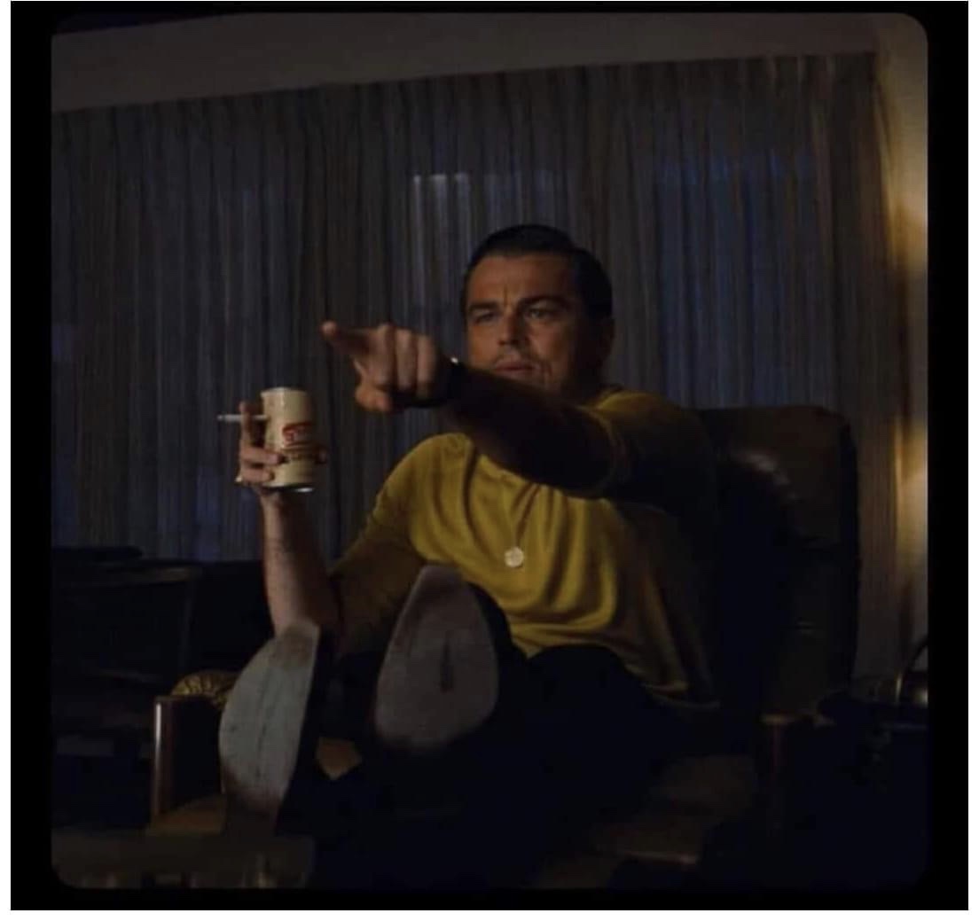 Once Upon A Time in Hollywood Template