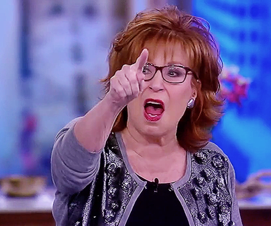 Joy Behar Outraged Over Trump Meme Template
