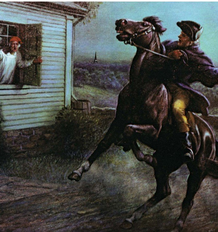 Paul Revere's Midnight COVID 19 Ride Meme Template