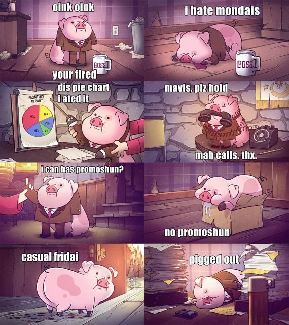Waddles The Boss Compilation Meme Template