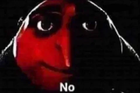 No Gru Meme Template
