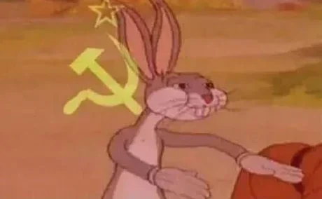 Bugs Bunny Communist Meme Template