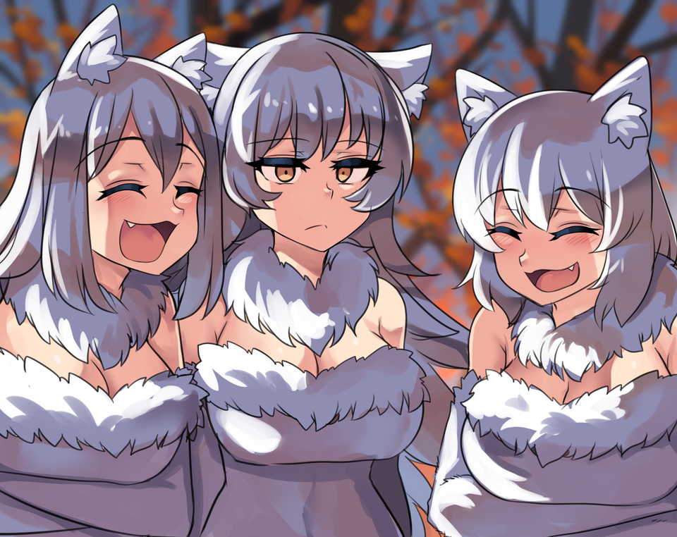 Anime Laughing Wolf Meme Template