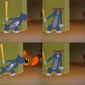Tom and Jerry Elephant Meme Template