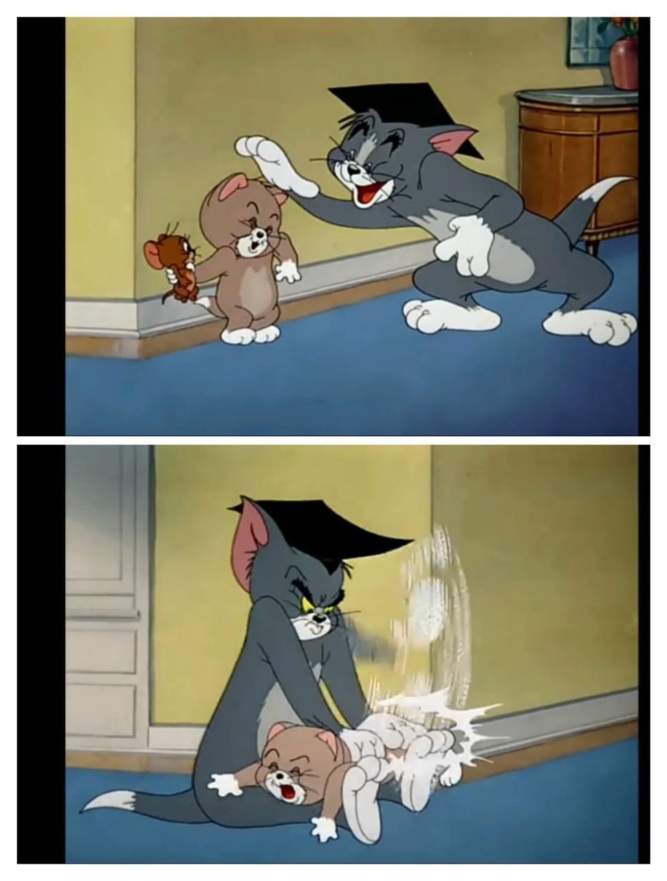 Tom and Jerry Meme Template