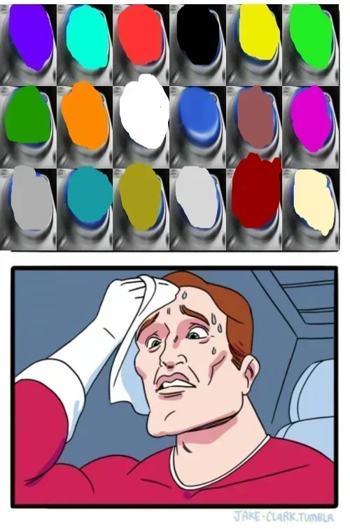 So Many Buttons Meme Template
