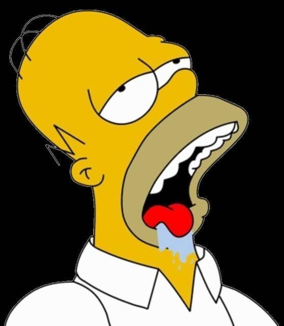 Drooling Homer Meme Template