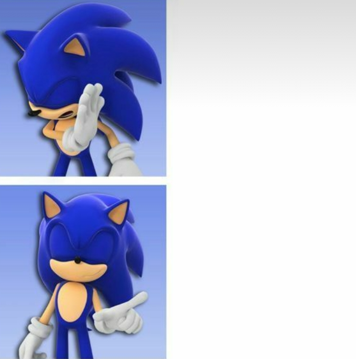 Sonic Hotline Bling Meme Template