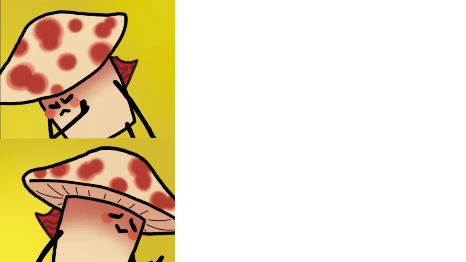 Pegasus Yes-No, No-YES Meme Template