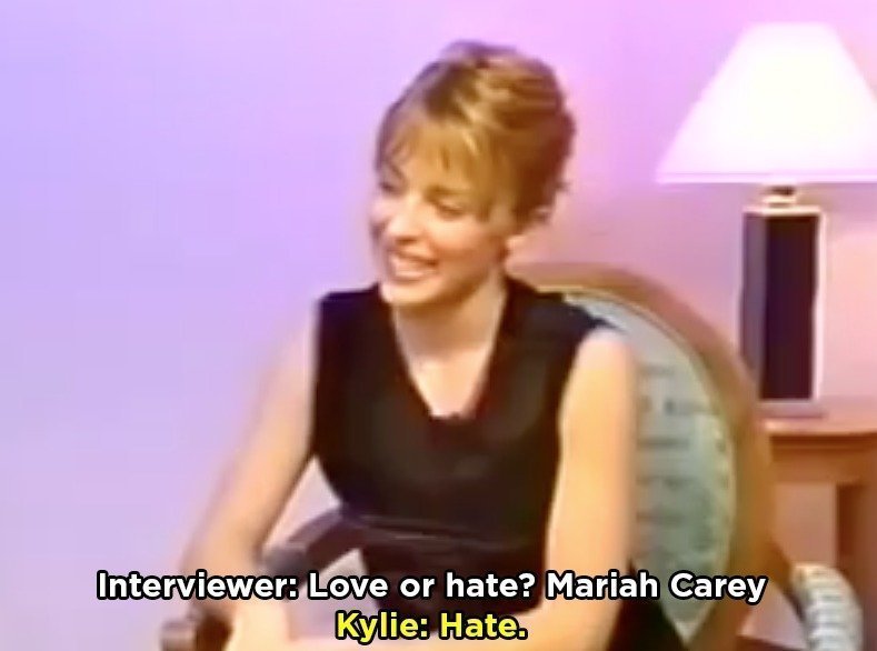 Kylie Mariah Carey Hate Meme Template