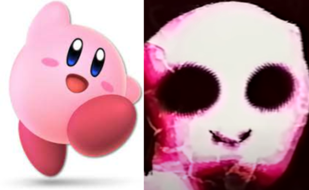 Cute vs Scary Kirby Meme Template