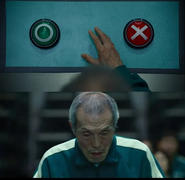 Squid Game Two Buttons Template