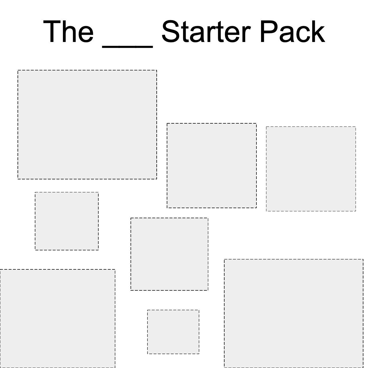 Starter Pack Meme Template Download