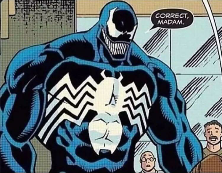 Venom Correct Madam Meme Template