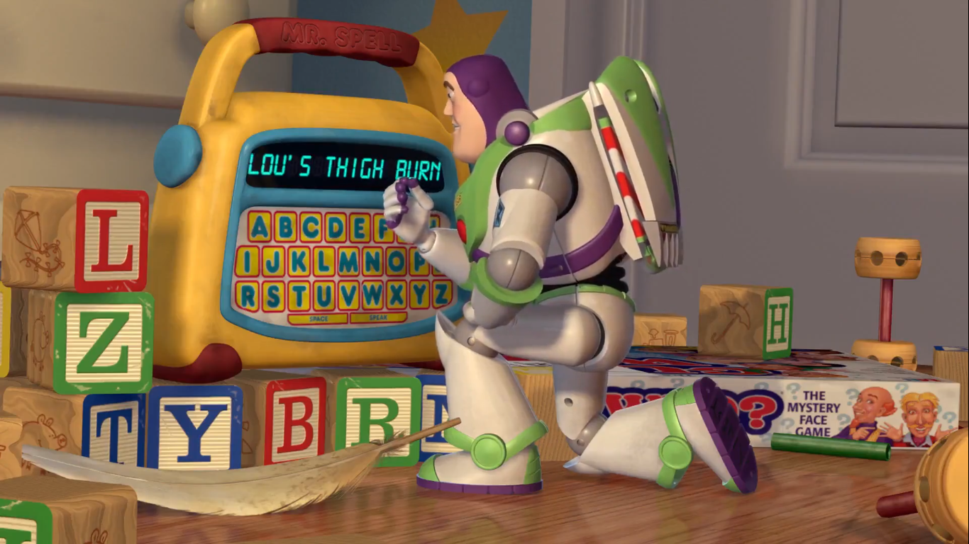 Buzz Lightyear Mr. Spell Meme Template