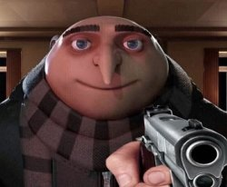 Gru Gun Point Meme Template