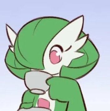 Gardevoir Sipping Tea Meme Template