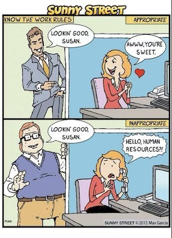 Flirting vs Harassment Memes Template