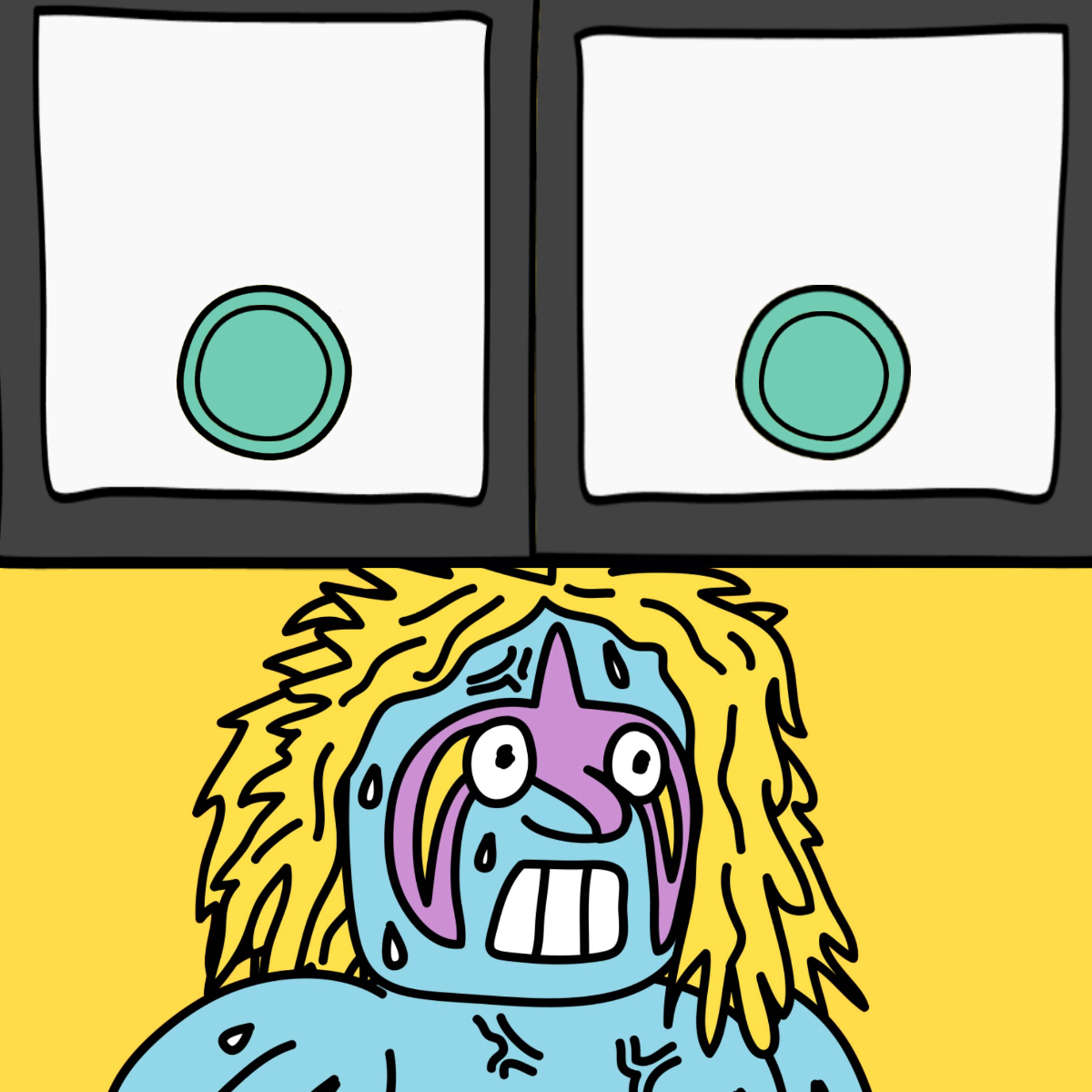 Two Button Meme Weirdos Meme Template