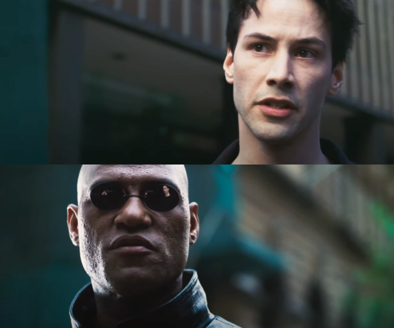Neo vs Morpheus Meme Template