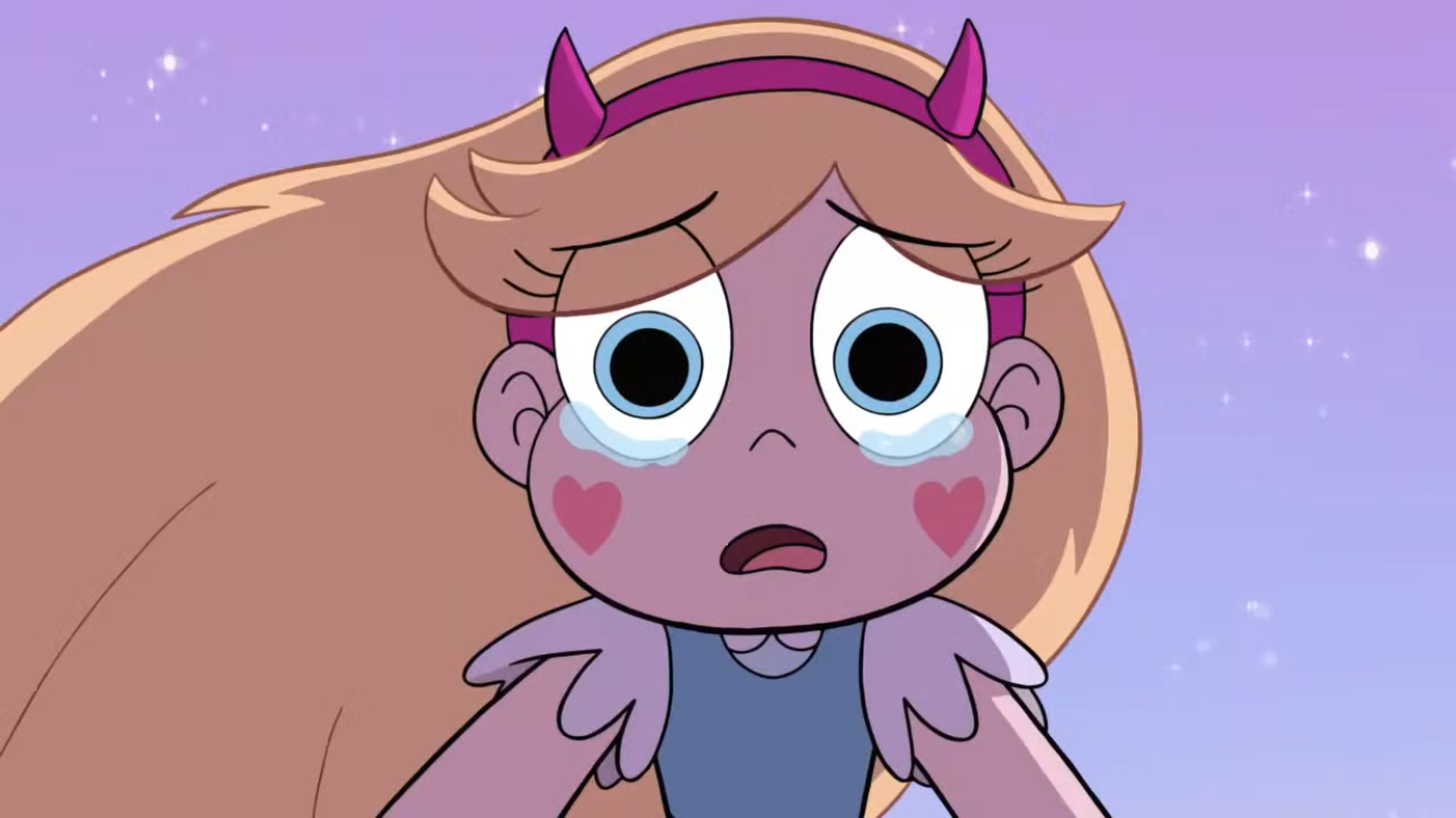 Sad Star Butterfly Template