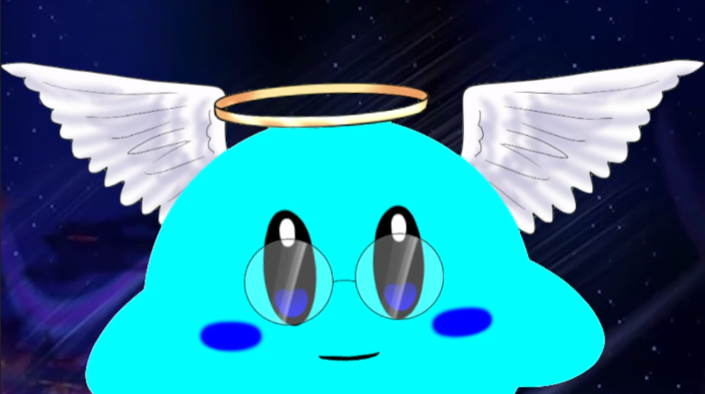 Blue Kirby Angel Meme Template