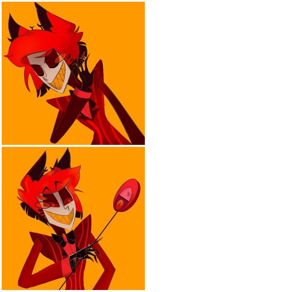Alastor Drake Meme Template