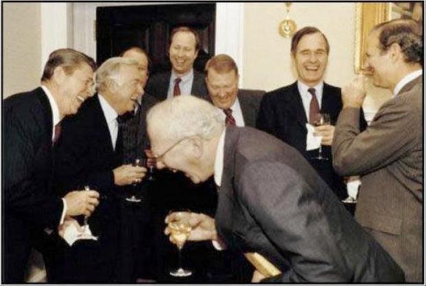 Politicians Laughing Template