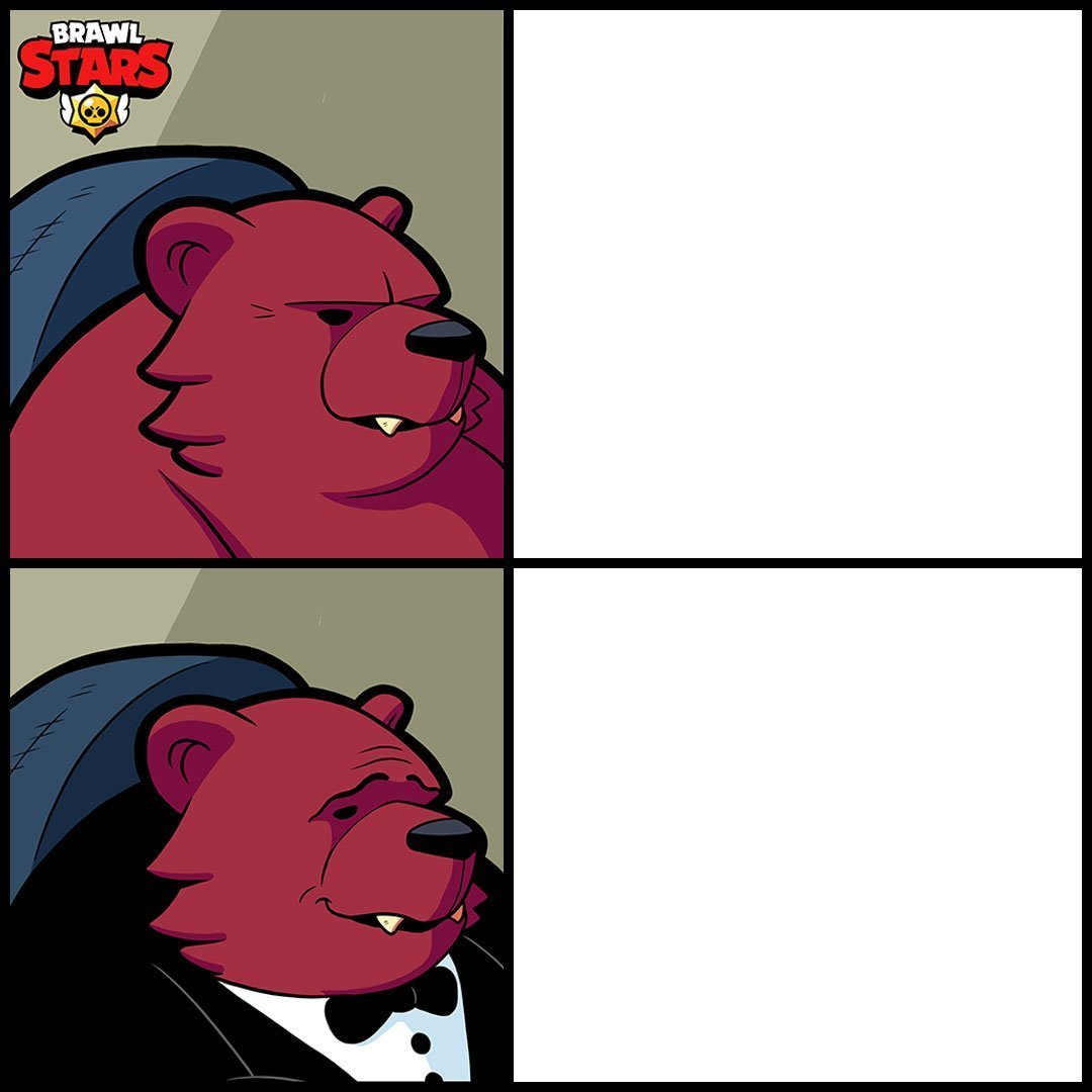 Bruce Bear Meme Template