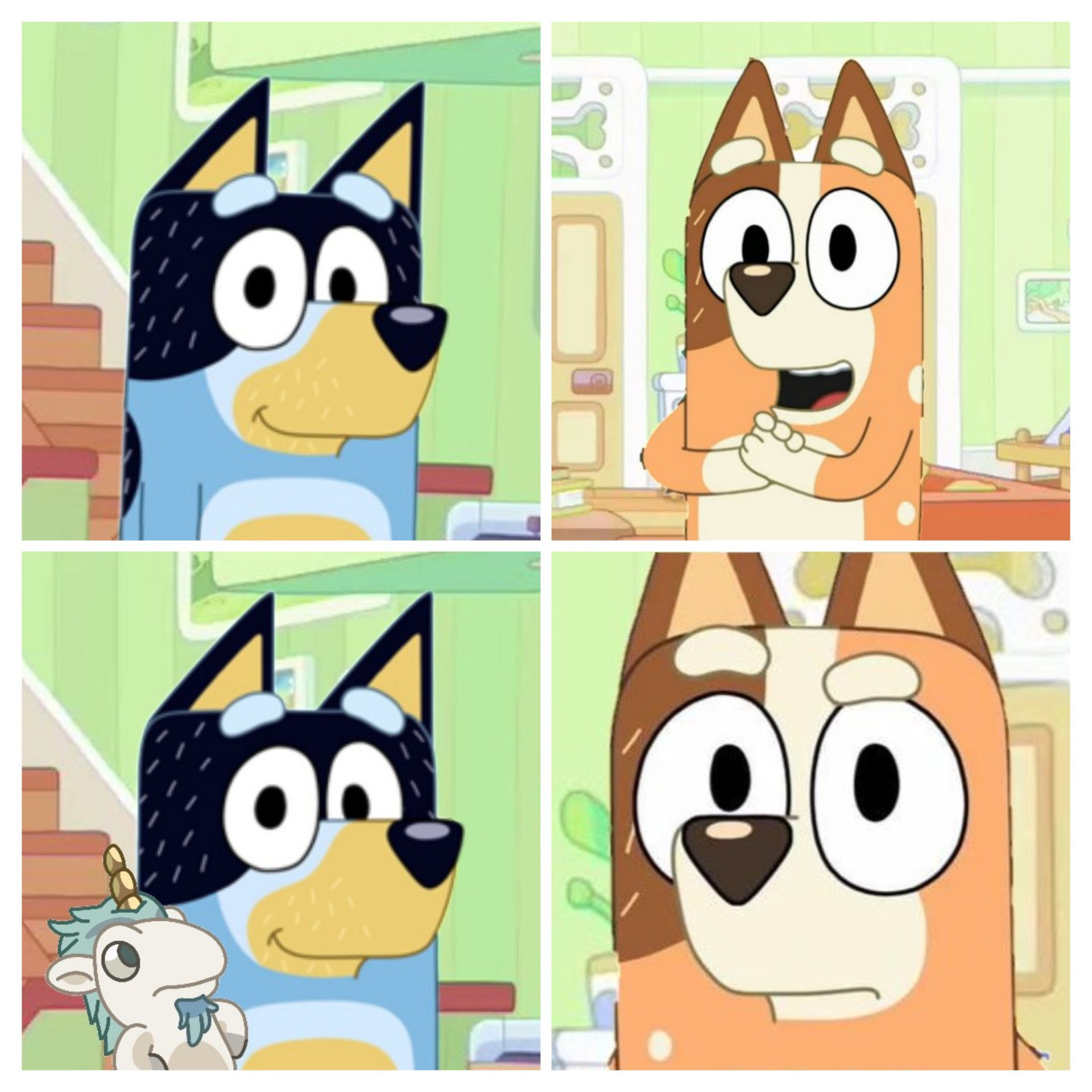 Bluey Anakin Meme Template