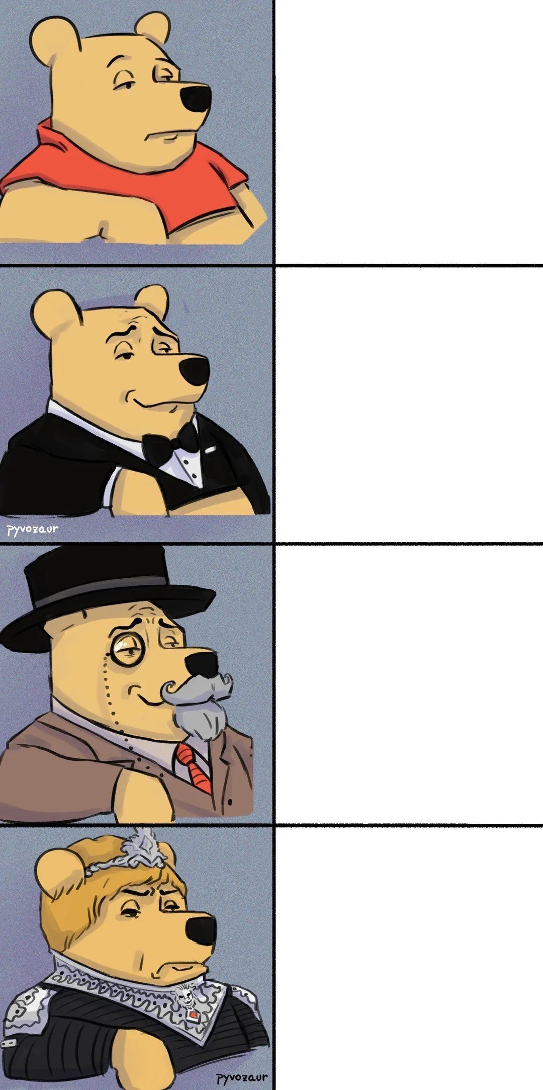Pooh Bear Meme Template